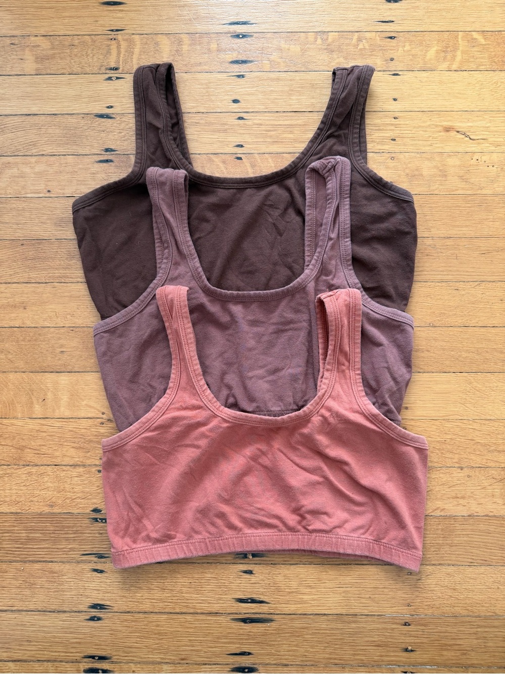 XL Bundle: ARQ all brown full coverage bras